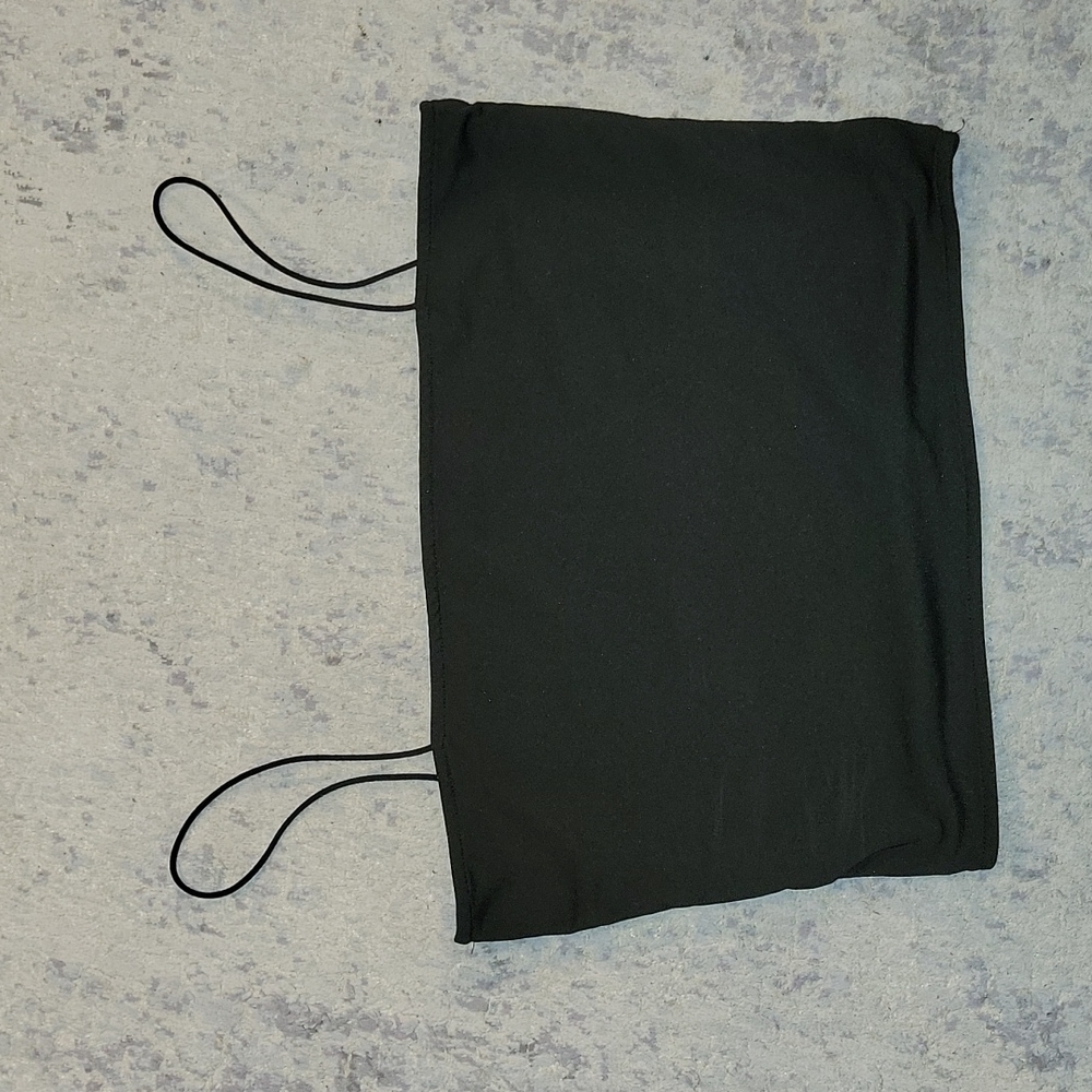 Zaful black crop top